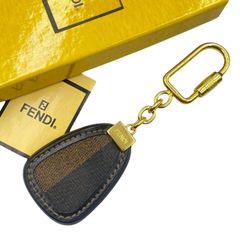 FENDI フェンディキーホルダー FFロゴ ズッカ ゴールド 金 - メルカリ