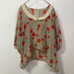 希少✨ヴィヴィアンウエストウッド リバティ花柄 変形 シャツ ブラウス 