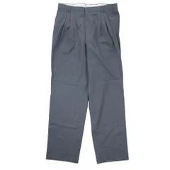 VERSACE ヴェルサーチ スラックス パンツ 3タック ウール 77VKV1 イタリア製 ボトムス サイズ52 XL グレー メンズ 【中古】のサムネイル