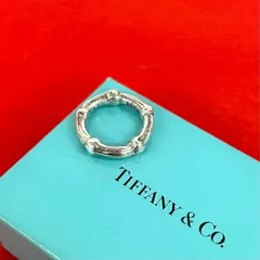 極 美品 希少品 TIFFANY&Co. ティファニー バンブー リング 925 指輪 7号 アクセサリー ジュエリー レディース シルバー 67139のサムネイル