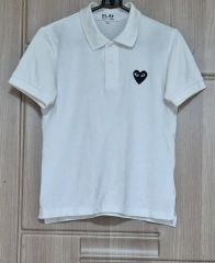 PLAY Comme des Garçons 半袖ポロシャツ ユニセックスサイズ - メルカリ