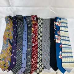 A【まとめ売り】ネクタイ スーツ 小物 ANTONIO FUSCO 沖縄 CLAUDIO VALENTINO 絹100% CRAVATE 高島屋 TORIEST MARID PARETTI UOMO 冠婚葬祭のサムネイル