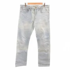 トゥモローランド TOMORROWLAND BLUE WORK デニムパンツ ジーンズ ストレートシルエット 32 ライトブルー /JS ■GY12のサムネイル