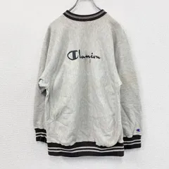 90s　Champion　チャンピオン　リバースウィーブ　スウェット/トレーナー　刺繍タグ　霜降りグレー　XLサイズ　古着【値引き交渉OK！】