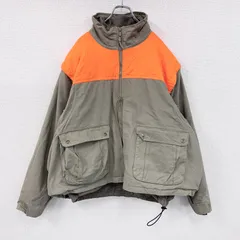 90s～　Cabela's　カベラス　ハンティングジャケット　ヴィンテージ　グレー　オレンジ　2XLサイズ　　古着【値引き交渉OK！】のサムネイル