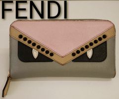 FENDI カールラガーフェルド 長財布 スタッズ フィンディ長財布 - メルカリ