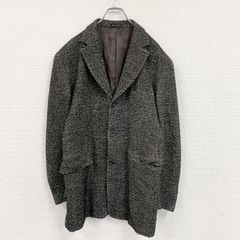 MEN'S TENORAS メンズティノラス ツイードチェスターコート 茶色
