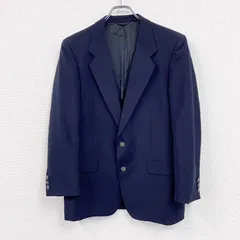 BALENCIAGA　バレンシアガ　テーラードジャケット　ブレザー　紺ブレ　ノッチドラペル　紺　ネイビー　古着【値引き交渉OK！】のサムネイル