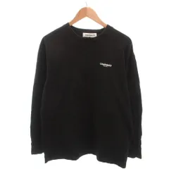 チャリアンドコー CHARI&CO Tシャツ カットソー 長袖 ロンT ロゴプリント L 黒 ブラック /YJ ■GY12のサムネイル