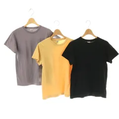 フィルメランジェ FilMelange JAMES Tシャツ 3枚セット まとめ売り 2 黄 イエロー 黒 ブラック 紫 /AB ■OSのサムネイル