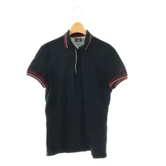 ディー&ジー ドルガバ ドルチェ&ガッバーナ D&G ポロシャツ ラガーシャツ 半袖 M ネイビー 白 赤 /ES ■GY62のサムネイル