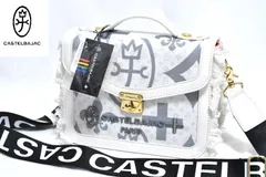 【定価2万4200円】新品 CASTELBAJAC【ペール】ミニショルダーバッグ 088121 アイボリー カステルバジャック フリンジのサムネイル