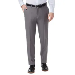 ハガー メンズ ボトムス カジュアルパンツ Men s HaggarR Premium Comfort FlexWaist SlimFit Stretch FlatFront Dress Pants Gray グレー