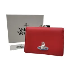 【中古美品】Vivienne Westwood ヴィヴィアンウエストウッド NAPPA LEATHER SMALL FRAME WALLET 5115002KW-L001L ナッパレザー スモールフレーム 財布【200-250628-as-04-izu】