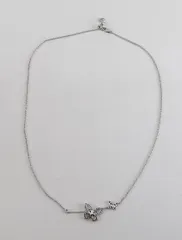 GRAFF グラフ ダブルバタフライ K18WG Au750 ネックレス 購入証明付き 