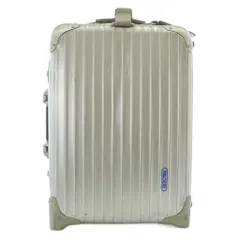 リモワ RIMOWA 925.52 SilverIntegral シルバーインテグラル 2輪 キャリーケース スーツケース アルミ 機内持込可 32L 青ロゴ シルバーカラー 銀色 /XZ ■GY18のサムネイル