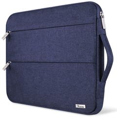 Voova Laptop Case, 14-15 Inch, Shockproof, Lightweight, Water-Repellent, with Handle, Laptop Bag, Unisex, Fits Macbook Air M2/M3 15-inch, 15-inch (Blue)