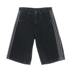 adidas Originalsバギー デニムショーツウォッシュドブラック - メルカリ