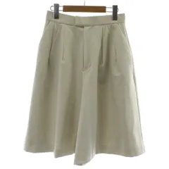 アメリヴィンテージ Ameri VINTAGE ハーフパンツ M アイボリー 無地 タック入り 02310520161 /GGのサムネイル