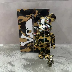 A BATHING APE  × mastermind JAPAN BE@RBRICK 400％ 100％ ベアブリック  アベイシングエイプ  × マスターマインドジャパン カモ F （14773M）のサムネイル