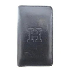 ヒロフ HIROFU カードケース レザー 二つ折り 黒 ブラック /UOのサムネイル