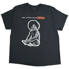 The Notorious B.I.G. ノトーリアス・B.I.G. Ready To Die 半袖Ｔシャツ ミュージシャン ブラック(メンズ XL)中古 古着 Y1587
