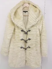 ◇ rienda リエンダ フェイクファー 長袖 コート サイズS ベージュ系 レディース  【中古】 【1202100002017】のサムネイル
