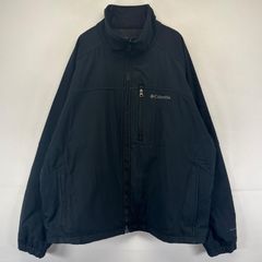 Columbia コロンビアナイロンジャケットブラック ドローコード短丈