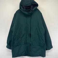 古着 エディー・バウアー Eddie Bauer ジャケット フルジップ アウトドア 白タグ パーカー S  グリーン系 無地 レディースのサムネイル