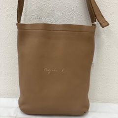 agnes.bアニエスベー ショルダーバッグ レザー 本革 サコッシュ
