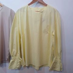 Ron Herman 長袖 シャーリング ブラウス イエロー S - メルカリ