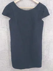 ◇ PROPORTION BODY DRESSING プロポーションボディドレッシング 半袖 膝丈 ワンピース 3 ネイビー *  【1002797534064】