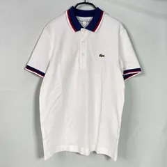 US・Sサイズ LACOSTE ラコステ ポロシャツ トリコロールリブニット PH3461