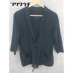 ◇ Munich ミューニック 1B シングル 長袖 テーラード ジャケット S ブラック レディース 【中古】 【1002798970007】のサムネイル