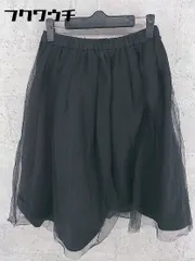 ◇ ROPE ロペ 膝丈 フレア スカート 36サイズ ブラック レディース 【中古】 【1002798922624】