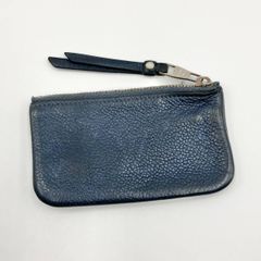 LOMEI LEATHER WORKS レザー コインケース ネイビー - メルカリ