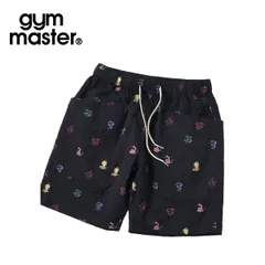 gym master ジムマスター ULシアサッカーハッピーペイントショーツ メンズ 総柄 軽量 速乾 G733767  ヘビのサムネイル