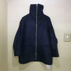 【TAKA85-49】◇タグ付き　B.C STOCK ベーセーストック ジップコート ネイビーのサムネイル