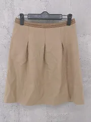 ◇ UNTITLED アンタイトル ひざ丈 台形 スカート 2 ブラウン系 *  【1002799684477】
