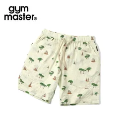 gym master ジムマスター ULシアサッカーハッピーペイントショーツ メンズ 総柄 軽量 速乾 G733767  ミーアキャットのサムネイル