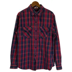 【中古】　Levi’s　ネルシャツ　チェックシャツ　長袖　トップス　レギュラーカラー　胸ポケット　アメカジ　古着　/1552