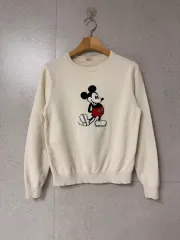 ユニクロ キッズ 150 mickey mouse アイボリー ニット セーター