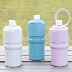 ペットボトルクーラー 保冷 500ml 670ml クールストレージ （ ペットボトル専用 ペットボトルホルダー ペットボトルケース ステンレス クーラー カバー ケース ボトル ホルダー おしゃれ ペットボトル )のサムネイル