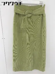 ◇ Simplicite シンプリシテェ 膝下丈 タイト スカート グリーン レディース 【中古】 【1105250010546】のサムネイル