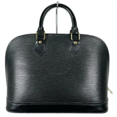 / LOUIS VUITTON ルイ・ヴィトン アルマ PM ハンドバッグ ブラック エピレザー ノワール ドーム型 Alma ファッション小物 レディース