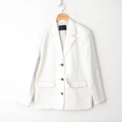 66/新品 STYLENANDA スタイルナンダ オーバーサイズ スティッチ デニム ジャケットのサムネイル