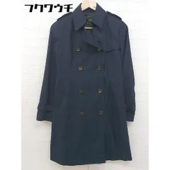 ■ ◎ CLEAR IMPRESSION クリアインプレッション ウエストベルト付き トレンチ コート サイズ2 ネイビー レディース  【中古】 【1106090001824】のサムネイル