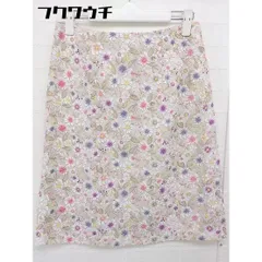 ◇ SunaUna スーナウーナ 膝丈 台形 スカート サイズ36 グレー系 レディース  【中古】 【1106080009953】