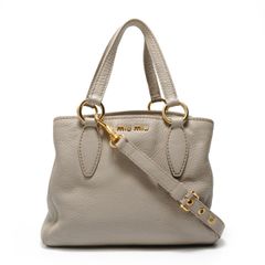 MIU MIU ベロア 総柄 ジャガードショルダーバッグ ミュウミュウ 鼈甲