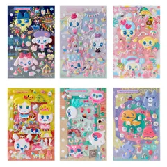 たまもりしーるリフィル 第3弾 全6種セット おもいで花火/パステル遊園地/トロピカルフレッシュ/たまロイヤル/Paradise4/Paradise5】